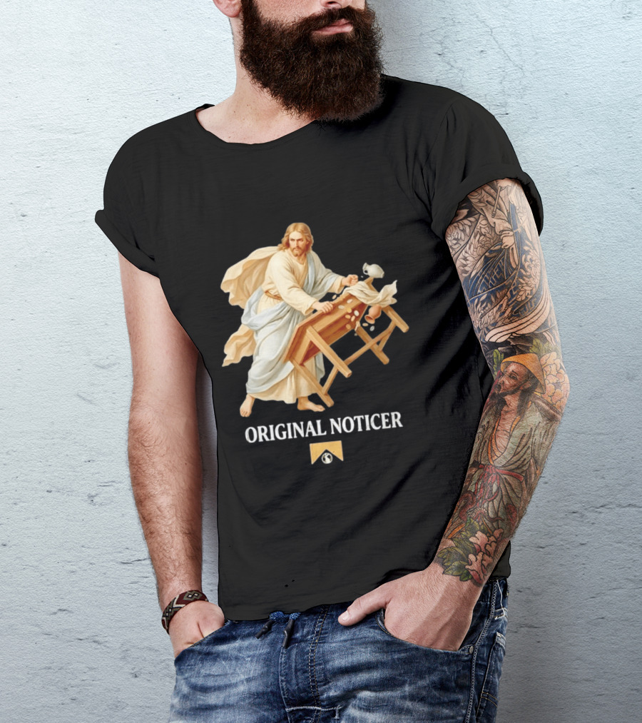 Jesus Christ Original Noticer Temple Cleansing Visual T-Shirt