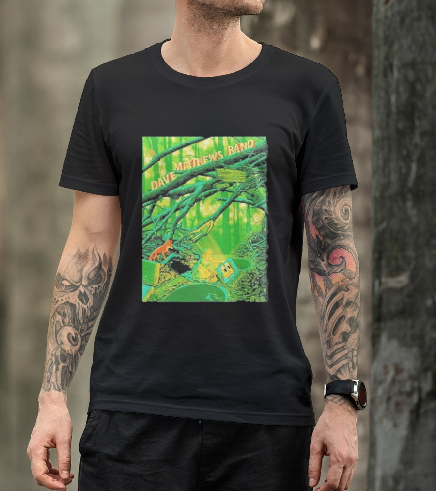 Dave Matthews Band George WA September 4 5 6 2026 At The Gorge Forest Scene T-Shirt