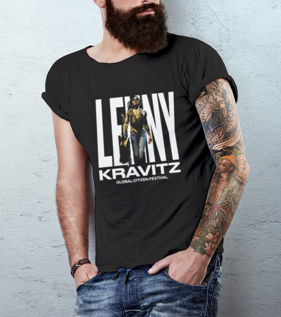 Lenny Kravitz Global Citizen Festival 2026 T-Shirt