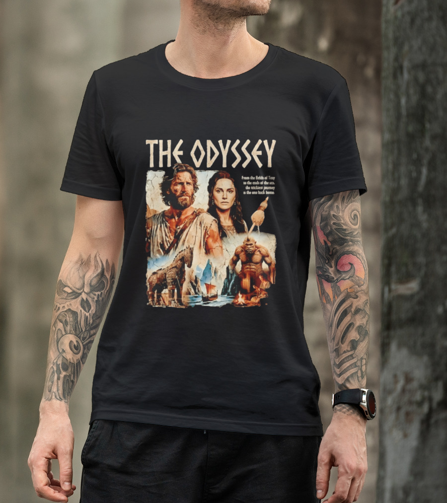 The Odyssey Journey From The Fields Of Troy To The Ends Of The Sea T-Shirt