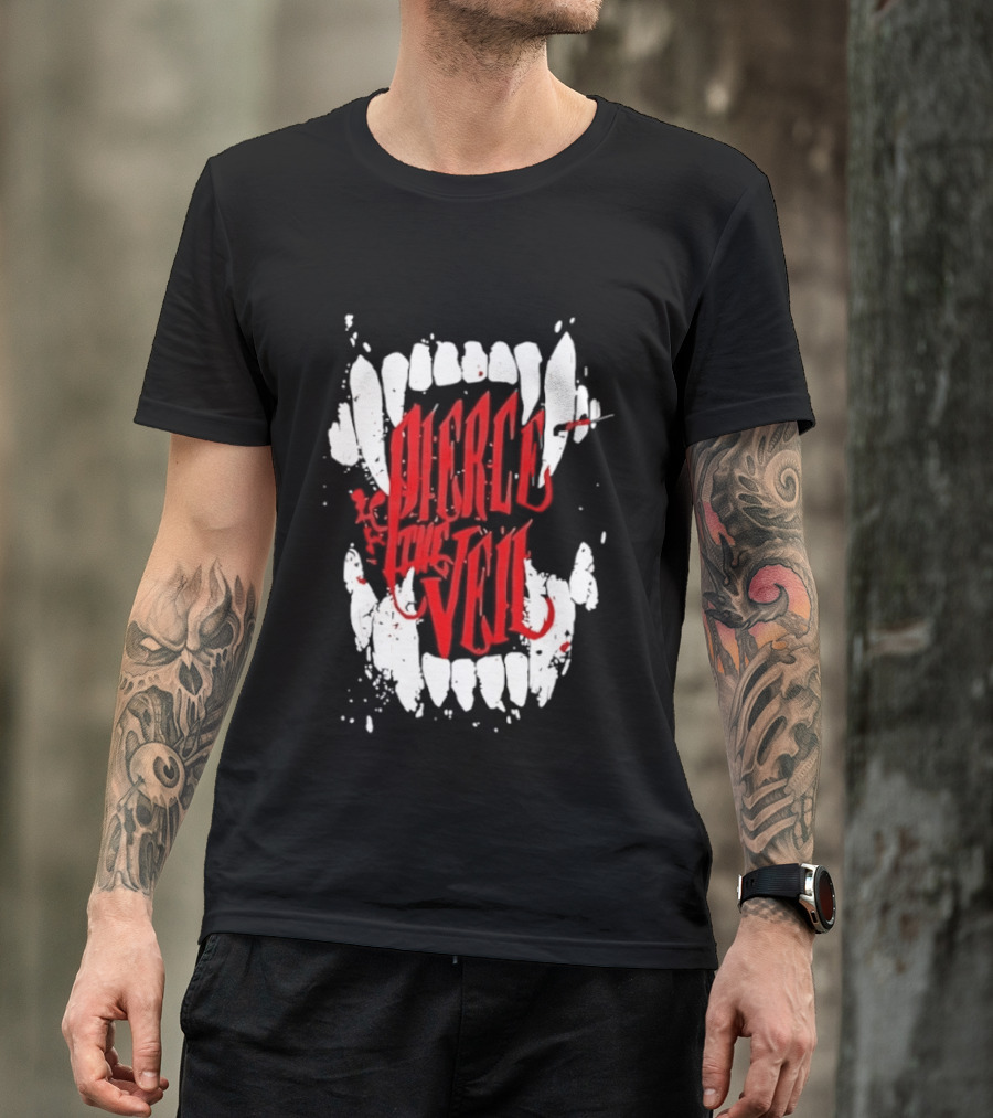 Pierce The Veil Blood Fangs Post Hardcore Band Merch T-Shirt