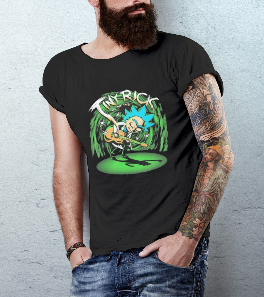 Tiny Rick Vs The Old Guitar Jam Session T-Shirt
