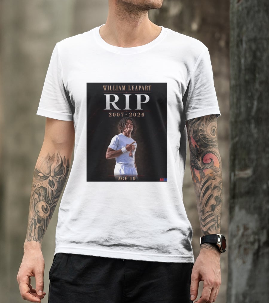 William Leapart RIP 2007 2026 Age 19 T-Shirt