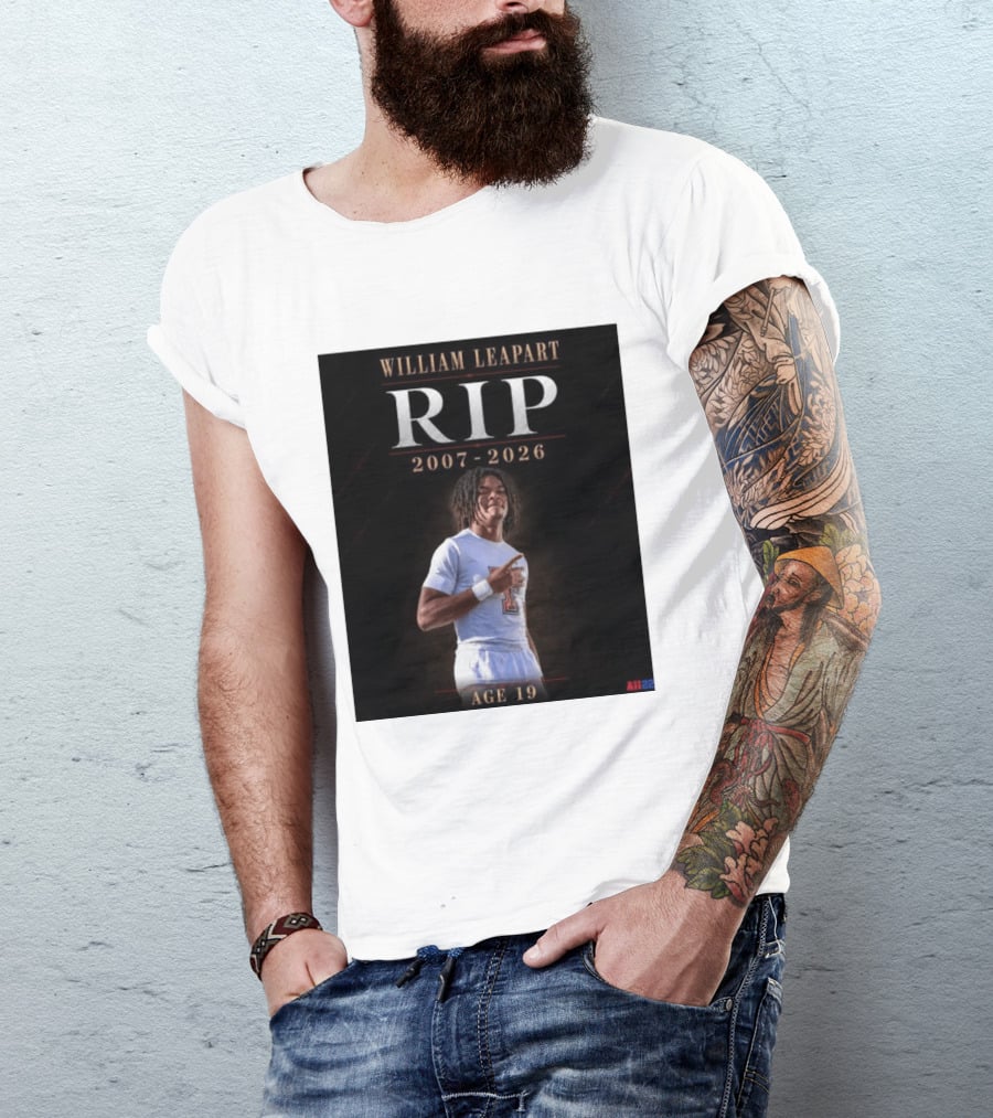 William Leapart RIP 2007 2026 Age 19 T-Shirt