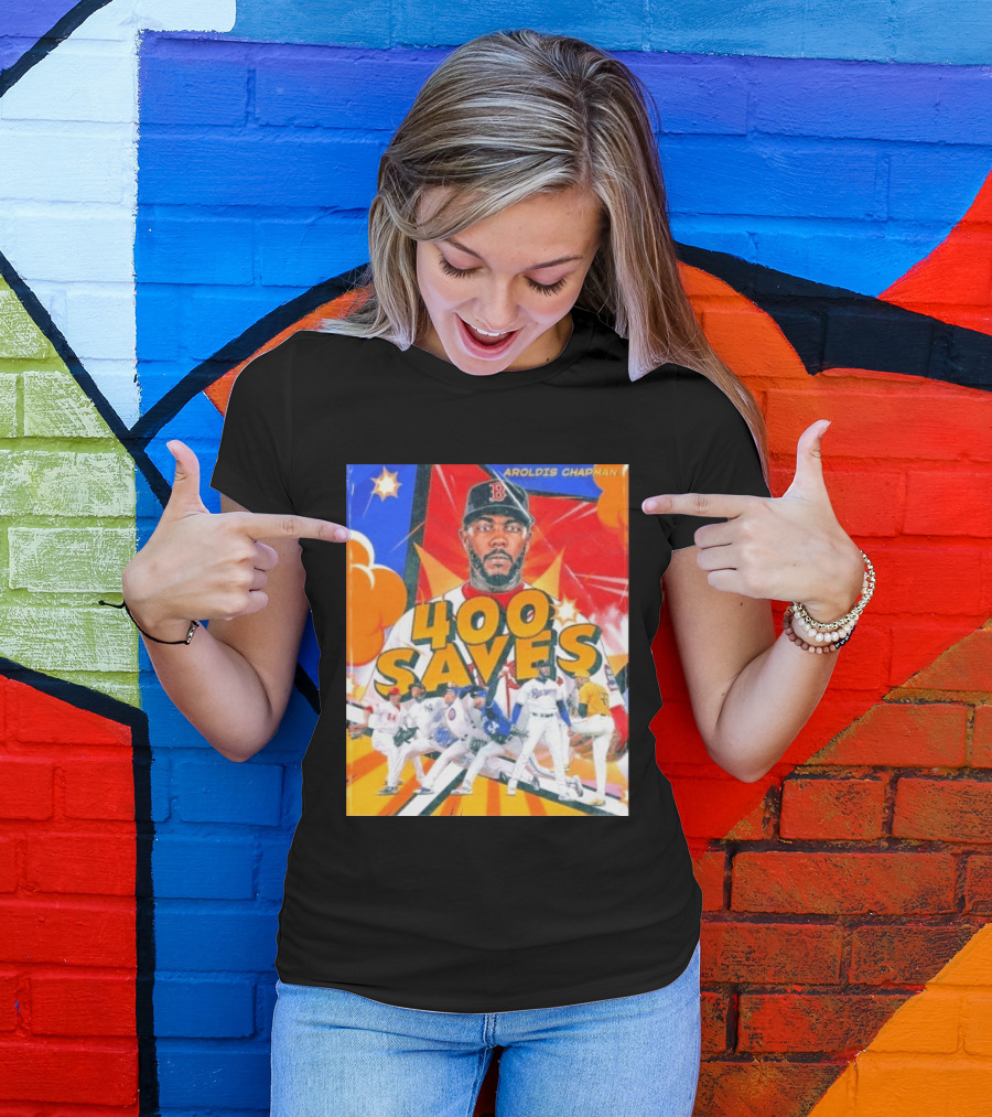 Aroldis Chapman MLB 400 Saves Record Pitcher Highlights T-Shirt