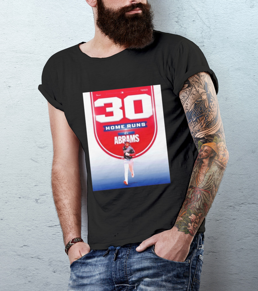 30 Home Runs CJ Abrams Washington Nationals T-Shirt