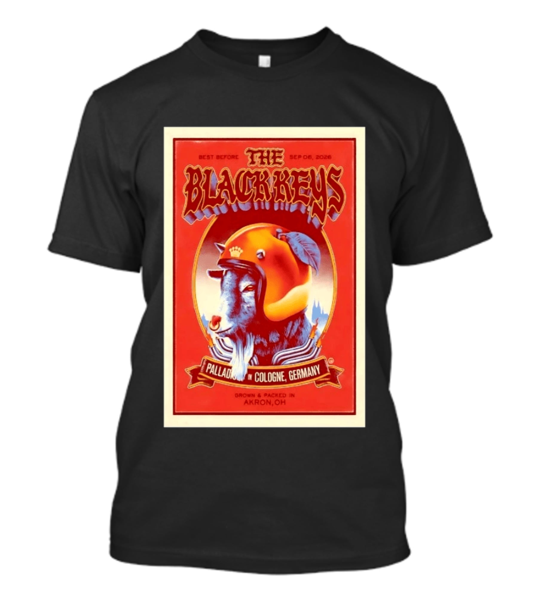 The Black Keys Palladium In Cologne Germany Concert September 6 2026 Akron OH T-Shirt