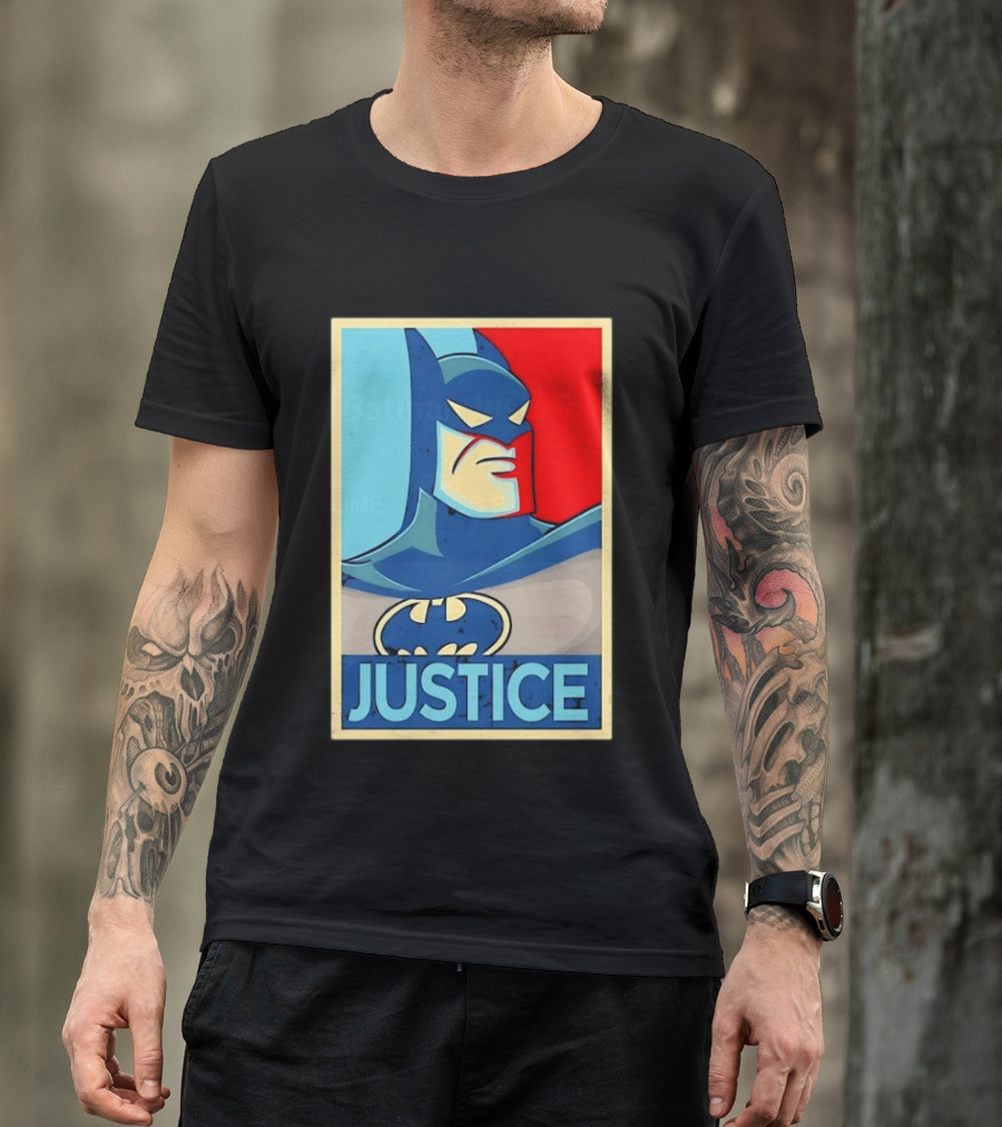 Justice Distressed Batman DC Comics T-Shirt