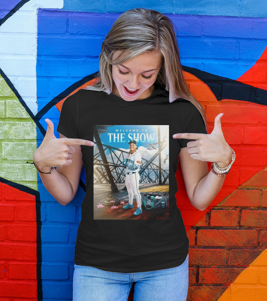 Welcome To The Show Michael Arroyo Mariners 50th Anniversary Baseball T-Shirt