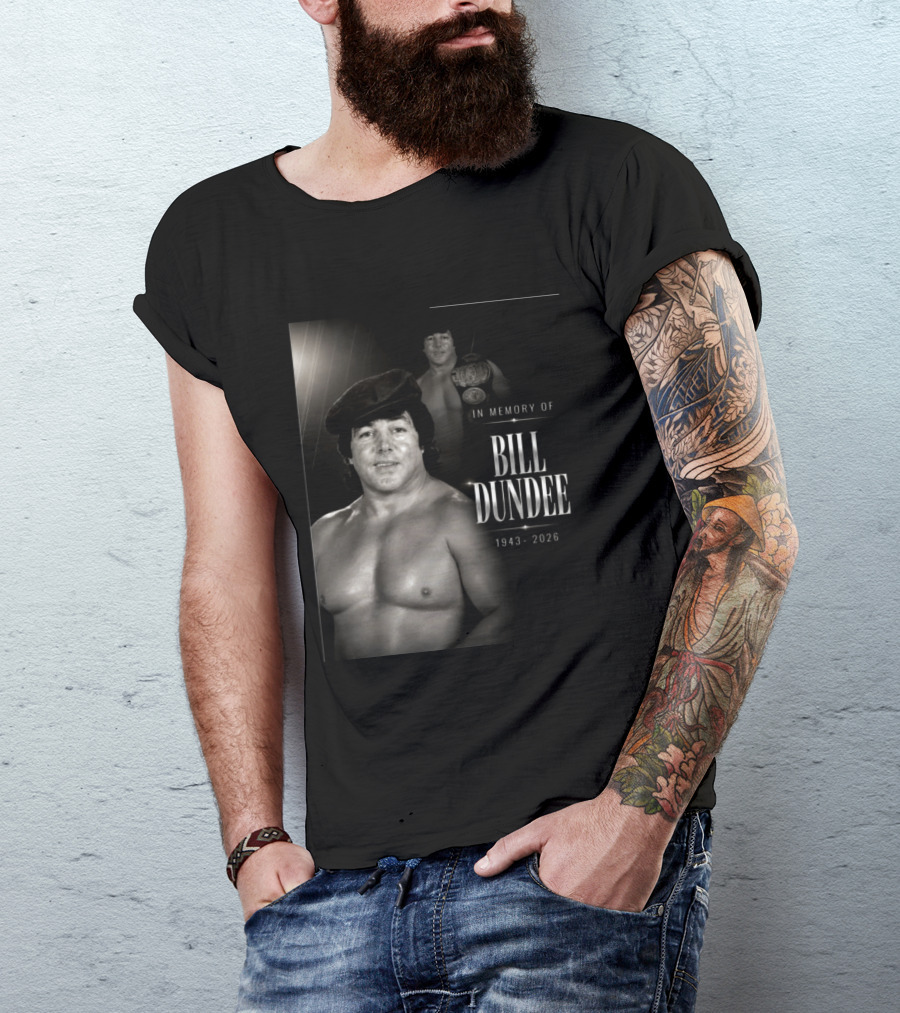 In Memory Of Bill Dundee 1943 2026 Wrestling Legend T-Shirt