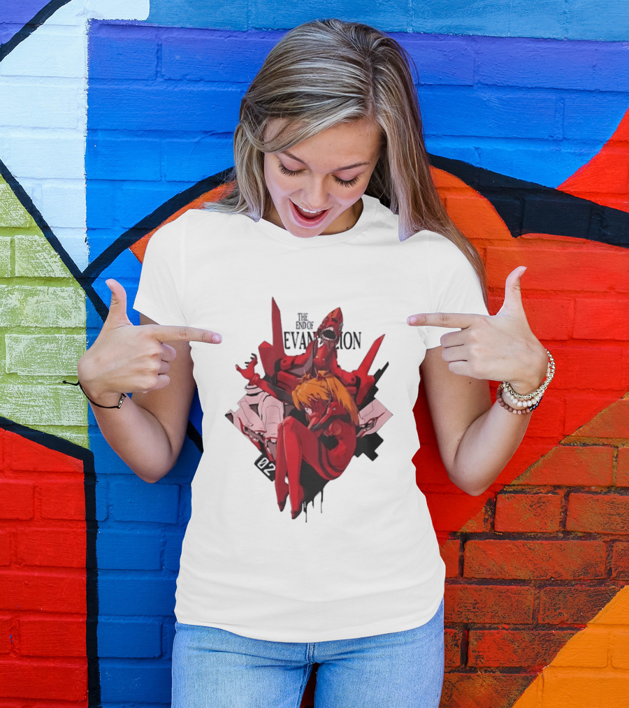 The End Of Evangelion Asuka Langley Soryu Eva Unit 02 T-Shirt