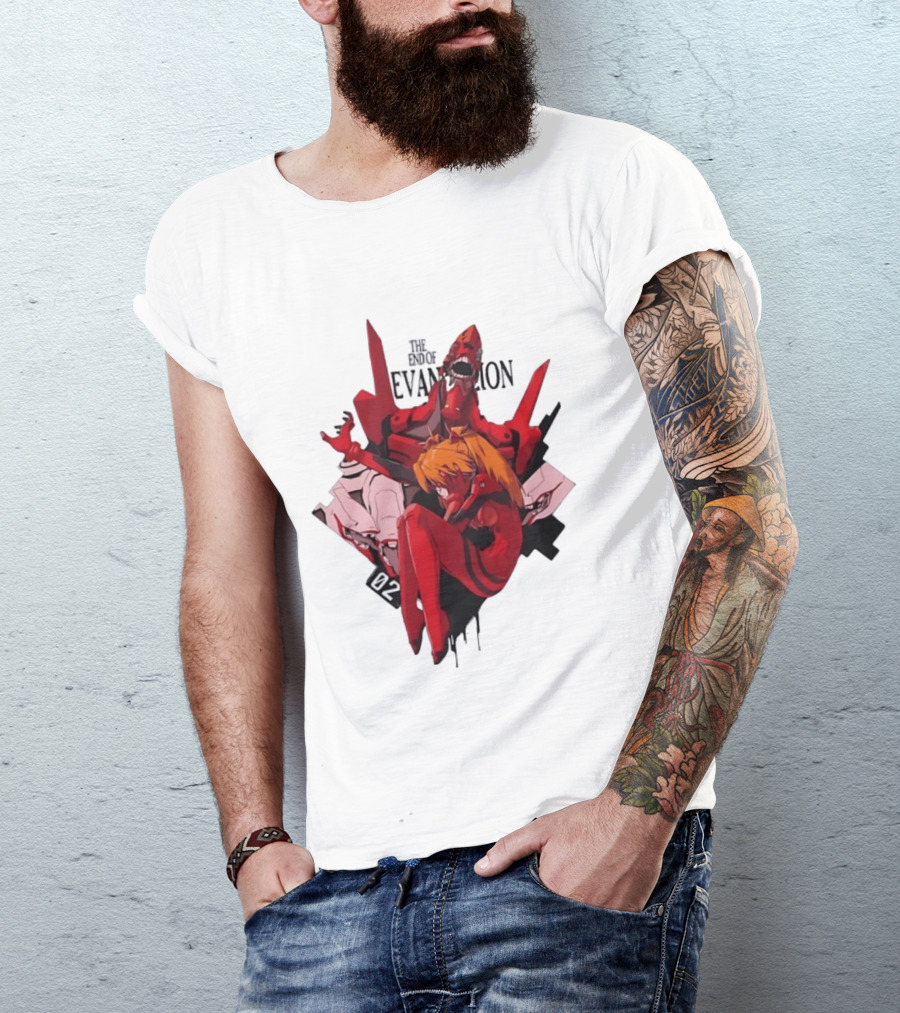 The End Of Evangelion Asuka Langley Soryu Eva Unit 02 T-Shirt