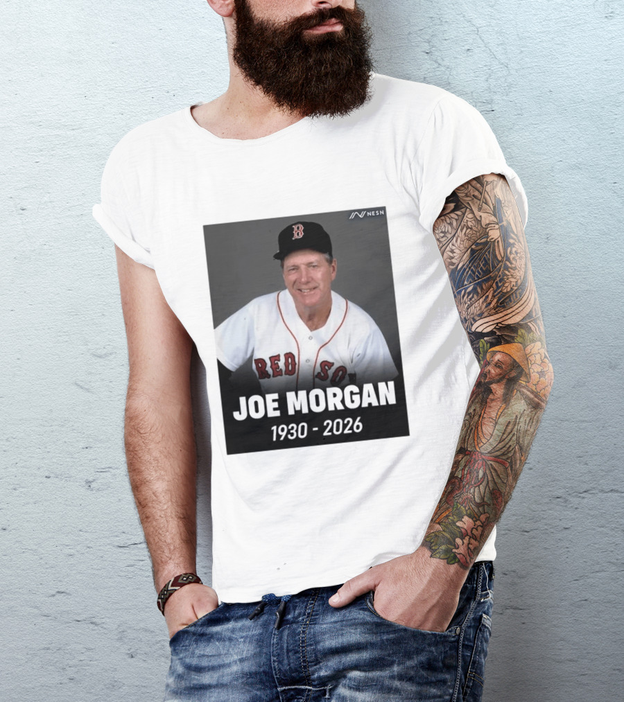 Remembering Joe Morgan 1930 2026 Boston Red Sox Manager NESN T-Shirt