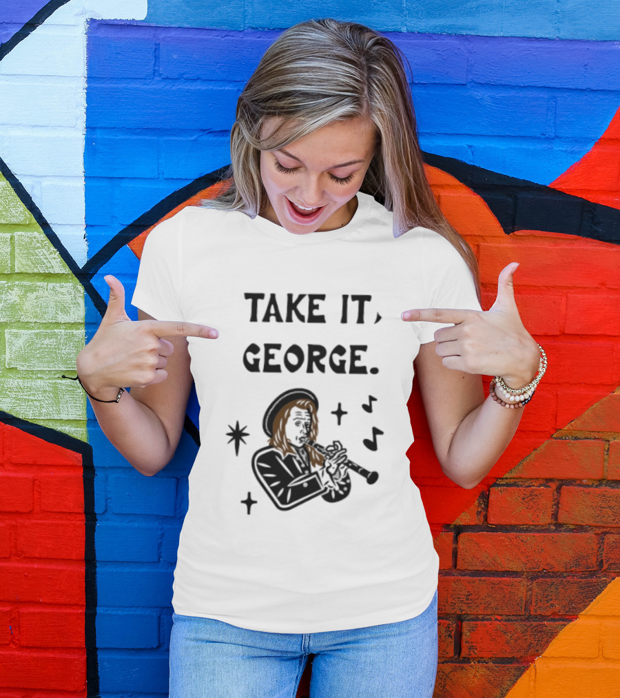 Take It George Clarinet Player Music Notes T-Shirt
