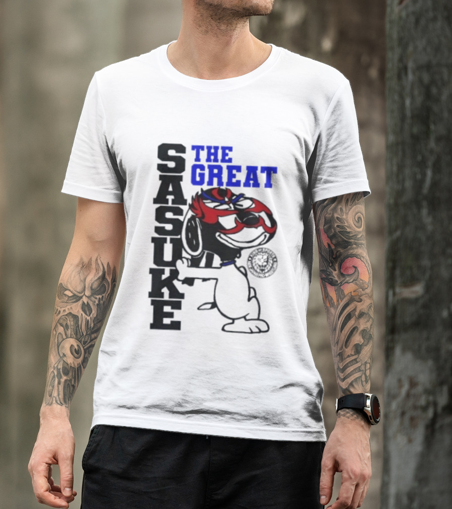 The Great Sasuke Snoopy New Japan Pro Wrestling T-Shirt