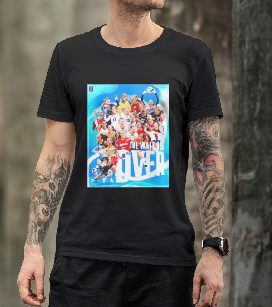 2026 NCAA DI Women's Volleyball Championship The Wait Is Over T-Shirt