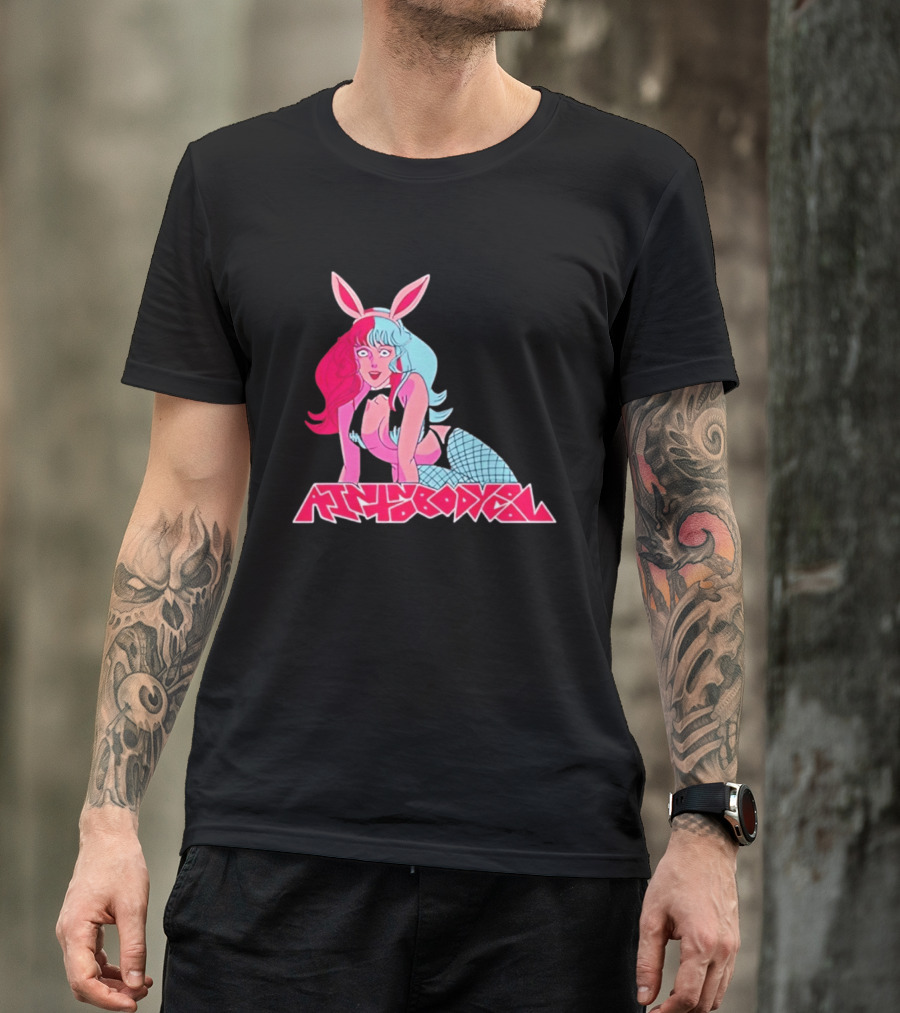 Ain't Nobody Anime Aesthetic Bunny Girl Vibrant Neon T-Shirt