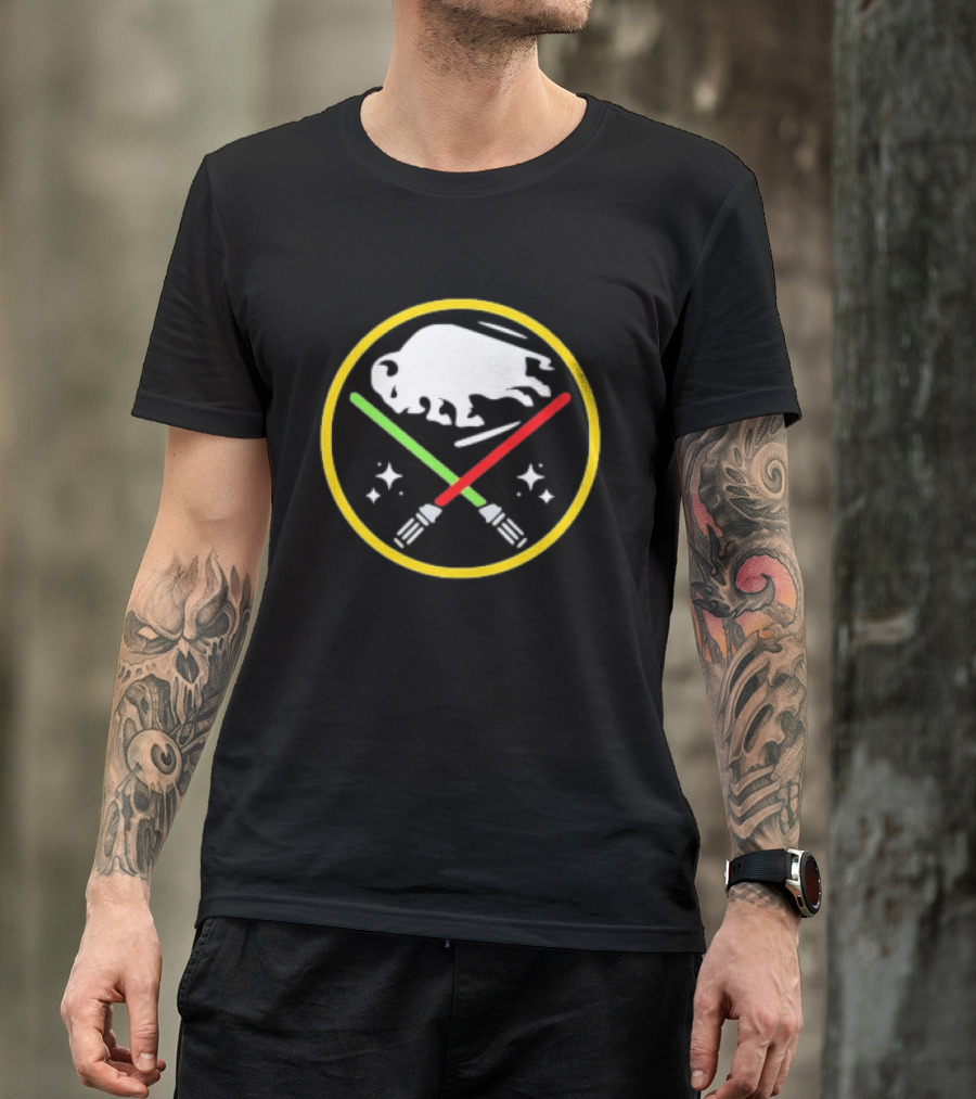 Buffalo Sabres X Star Wars May The 4th Be With You Lightsabers T-Shirt
