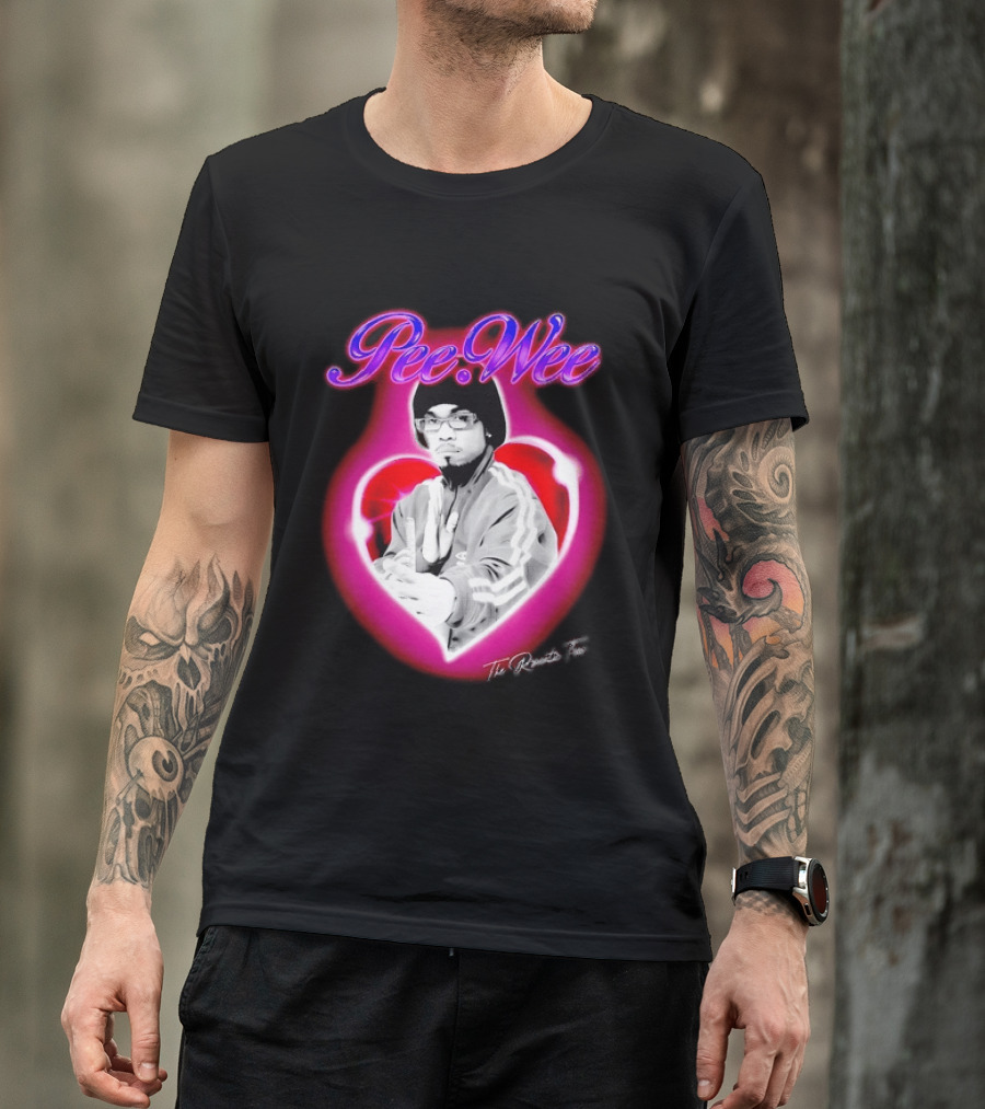 Pee Wee The Romantic Tour Heart Iconic Rap Hip Hop Artist T-Shirt