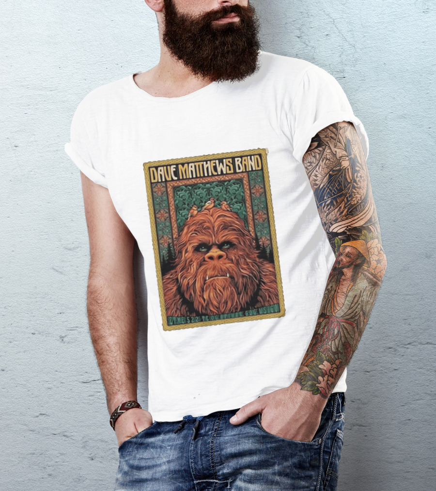 Dave Matthews Band September 5 2026 The Coca Cola Amphitheatre George WA I Go Bigfoot T-Shirt