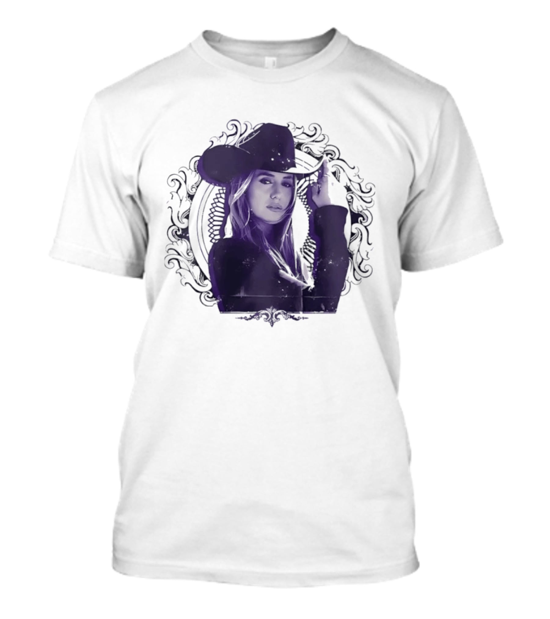 Lainey Wilson Distressed Western Style Country Music Hat T-Shirt