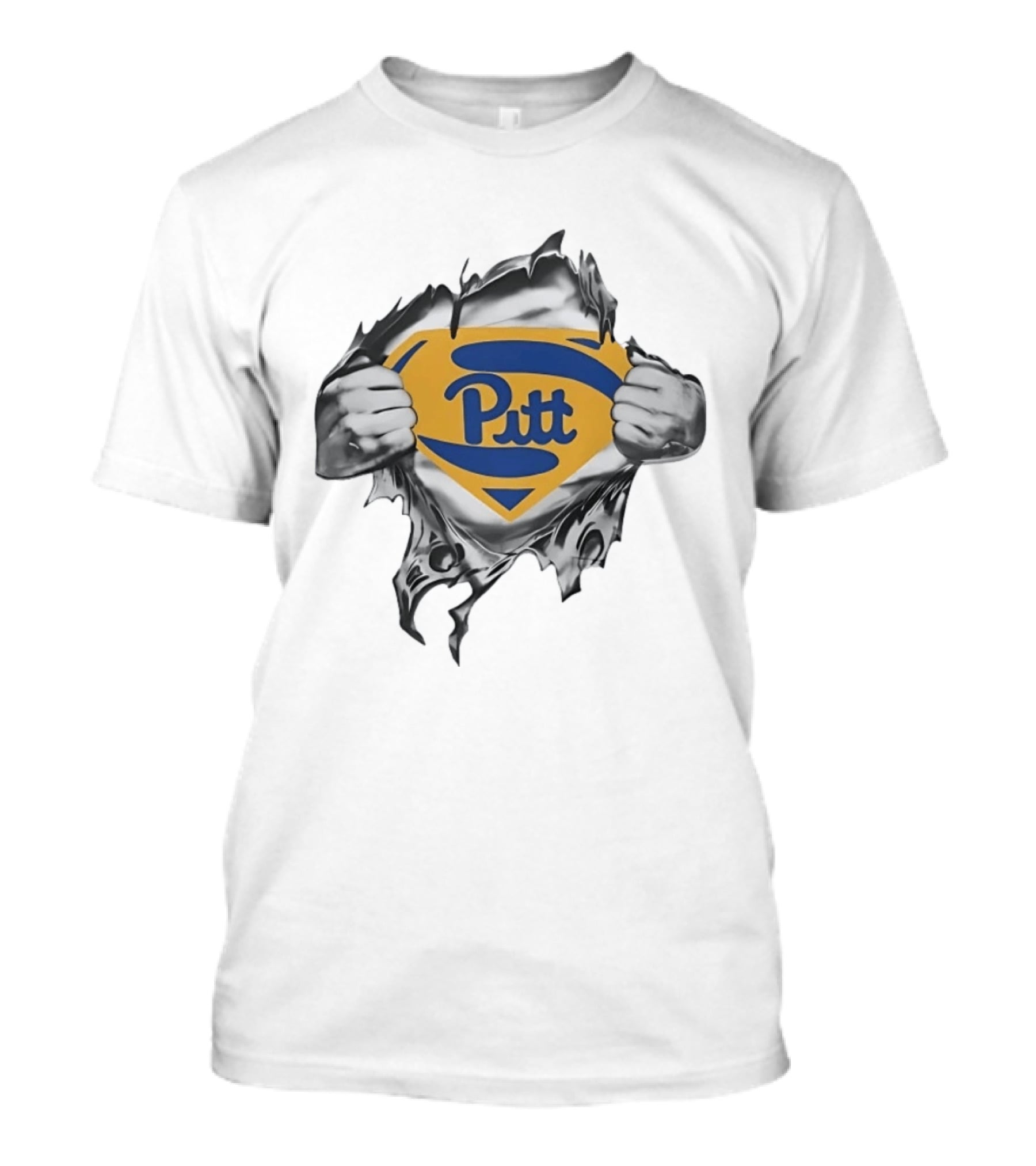 Pitt Panthers Superman University Of Pittsburgh Fan T-Shirt