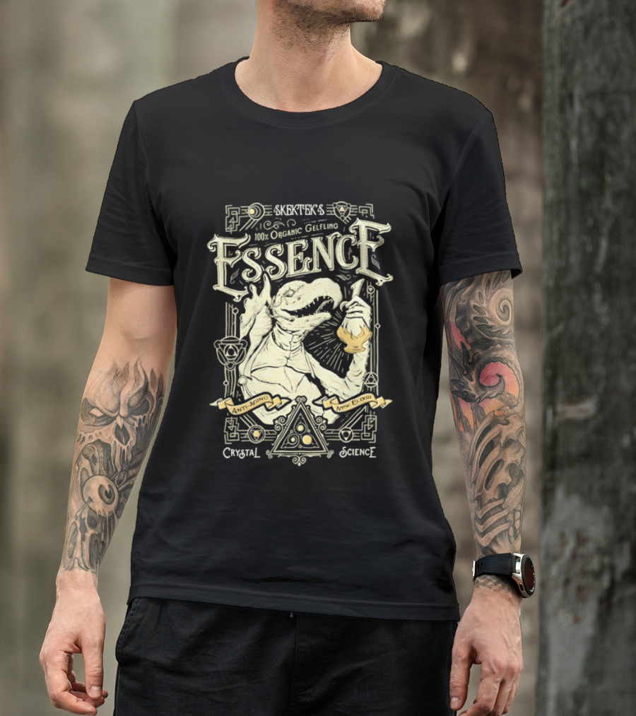 SkekTek's 100 Percent Organic Gelfling Essence Anti Aging New Elixir Crystal Science T-Shirt