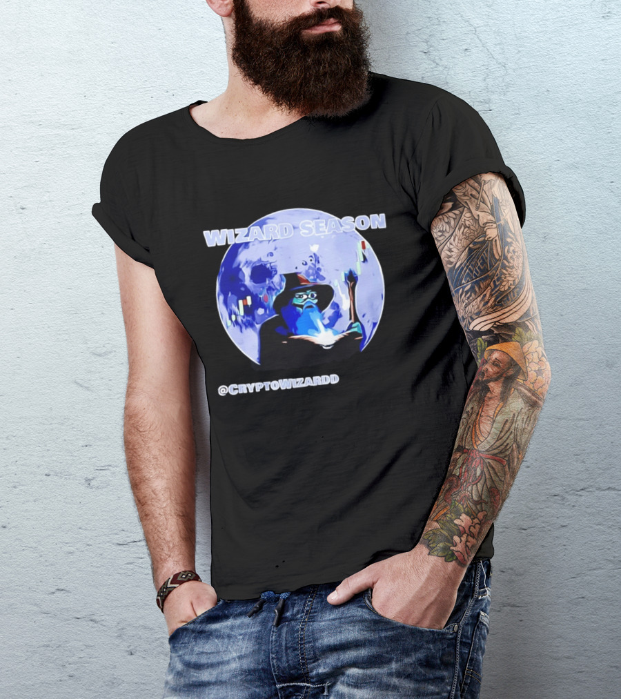 Wizard Season Crypto Trading Bitcoin Wizardry Trend @CryptoWizardd T-Shirt