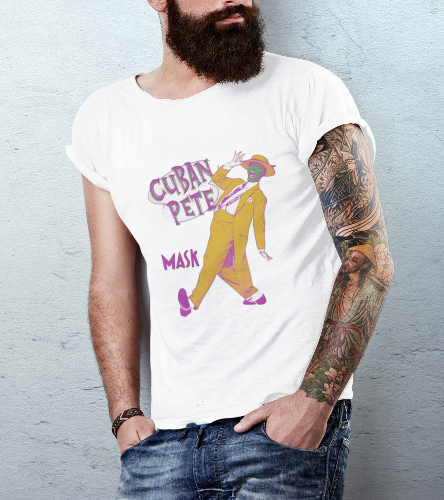 Cuban Pete The Mask Iconic Yellow Suit Dance Pose T-Shirt