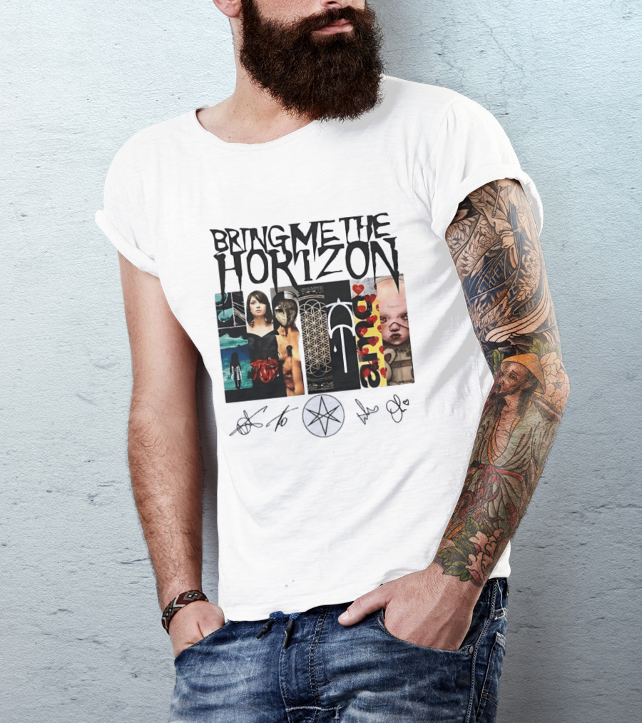 Bring Me The Horizon BMTH Amo Album Art Collage T-Shirt