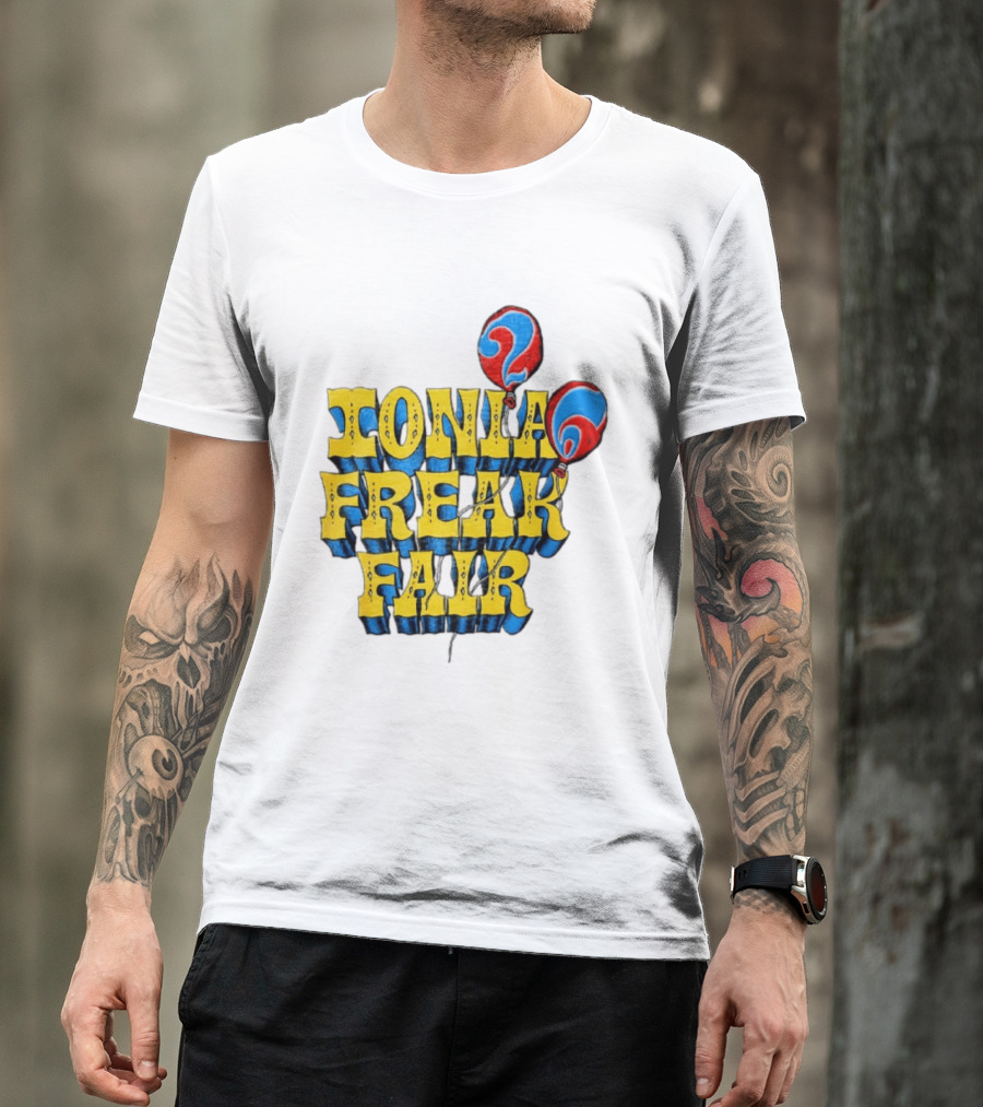 Ionia Freak Fair Colorful Balloon T-Shirt