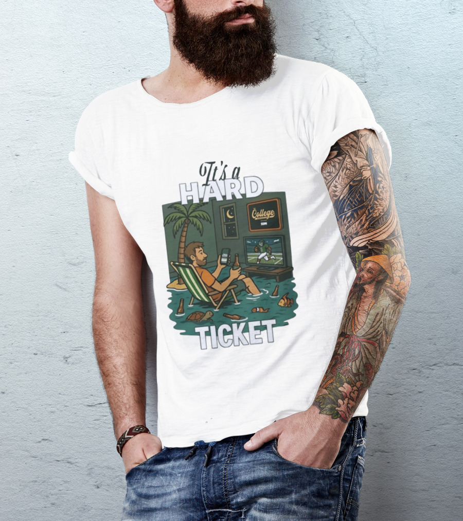 Hard Ticket College Experience SGPN Lifestyle Sports Fan Scene T-Shirt