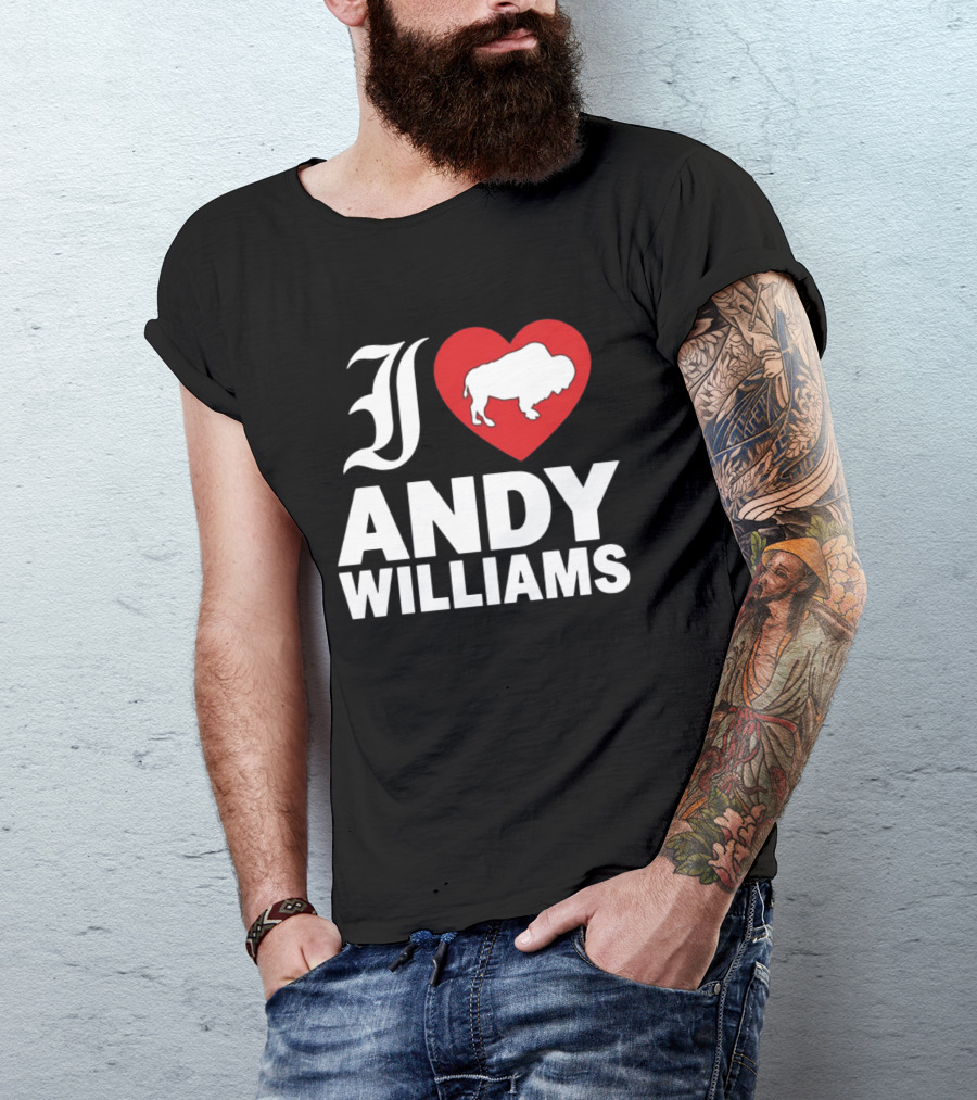 Andy Williams 2026 I Heart Buffalo T-Shirt