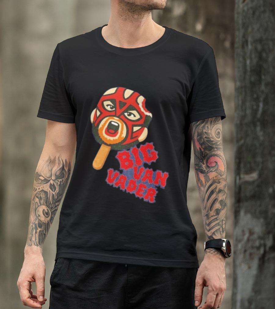 Big Van Vader Popsicle Wrestling WWE WCW Classic Style Retro Trend T-Shirt