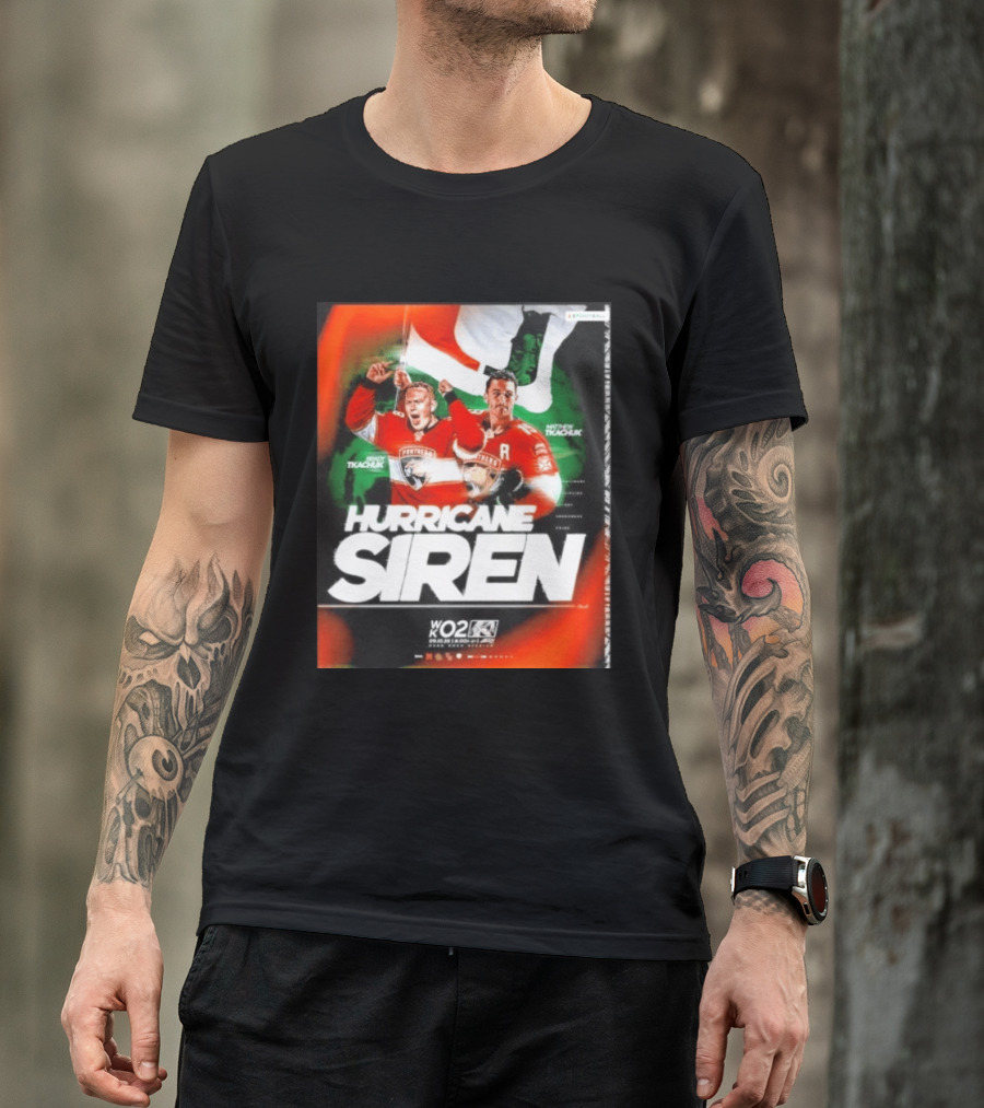 Hurricane Siren Brady And Matthew Tkachuk WK02 Event Panthers Hockey Thursday Night T-Shirt