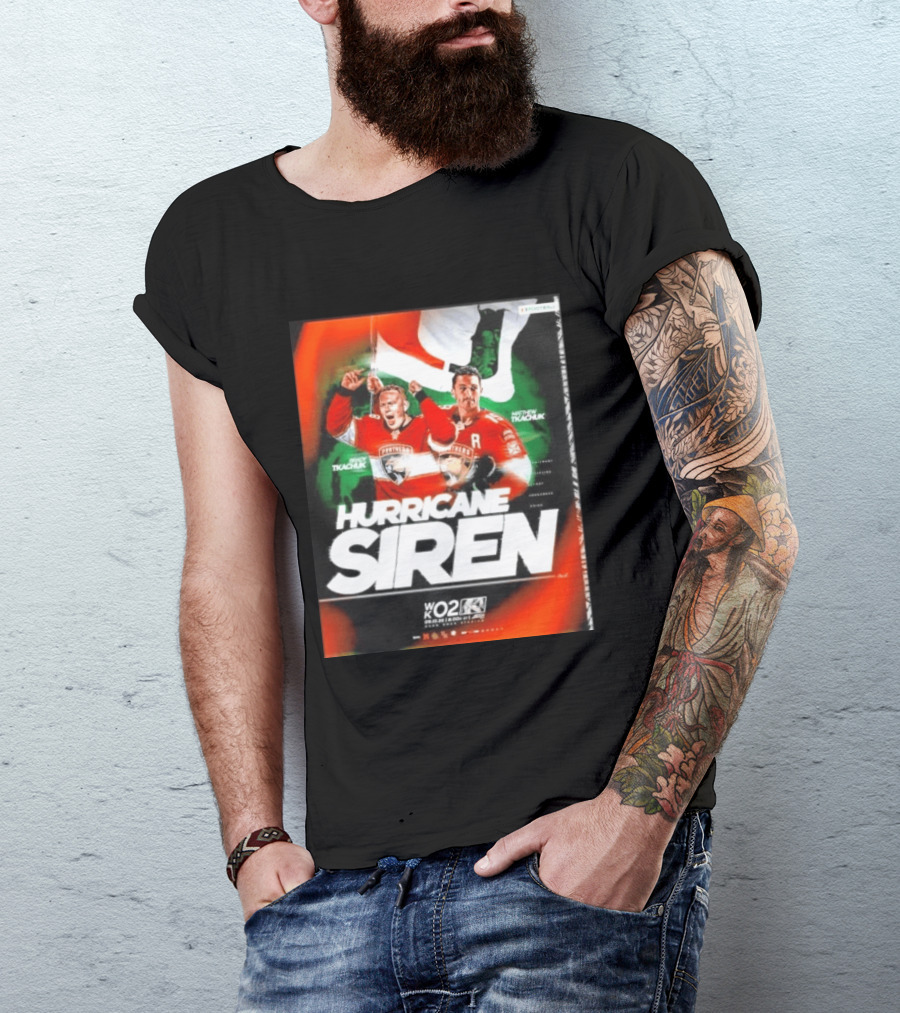 Hurricane Siren Brady And Matthew Tkachuk WK02 Event Panthers Hockey Thursday Night T-Shirt