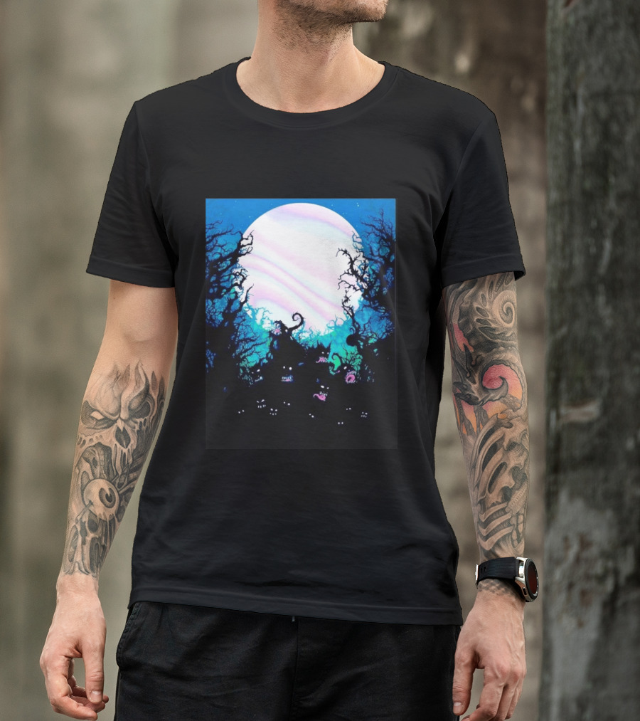 Gallows Orchestra Of Wolves Collection Full Moon Enchanted Forest Creatures T-Shirt