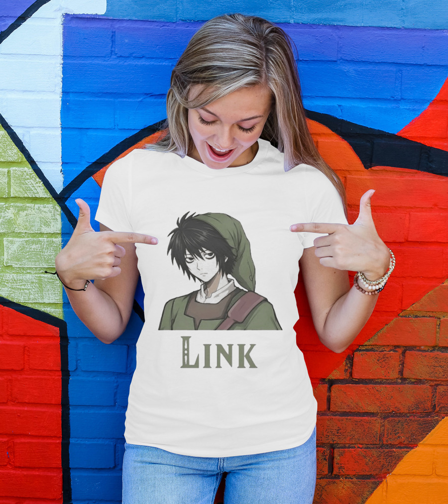 L Lawliet As Link The Legend Of Zelda T-Shirt