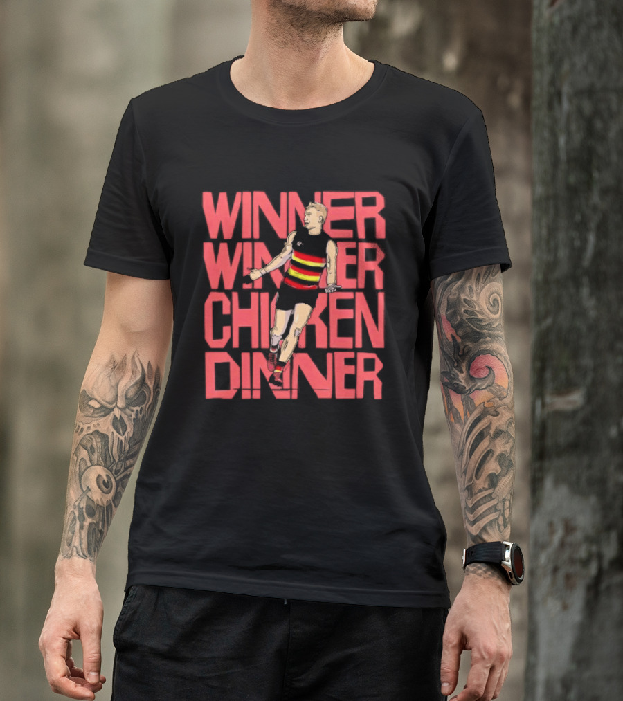 Jordan Dawson Winner Winner Chicken Dinner Adelaide Crows Victory T-Shirt