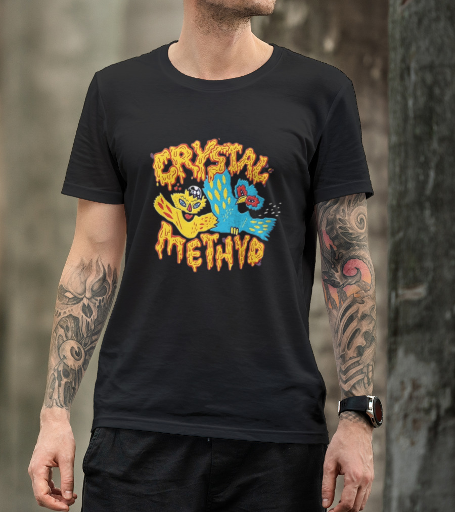 Crystal Methyd RuPaul Drag Race Bird Characters T-Shirt