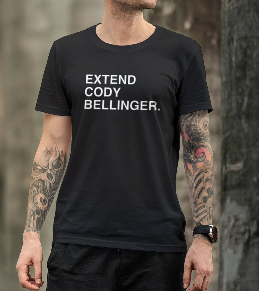 Extend Cody Bellinger Chicago Cubs Fan Message T-Shirt