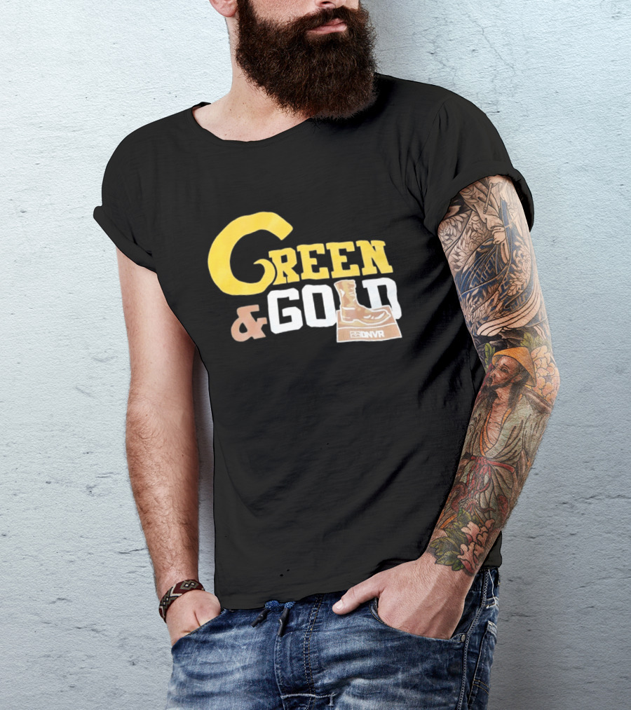 Green Gold Denver Boot Distressed DNVR T-Shirt