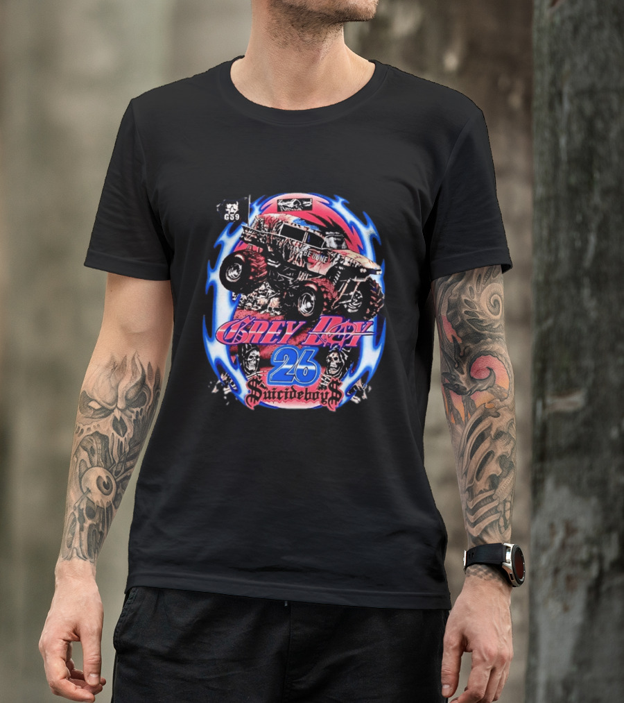 Suicideboys Grey Day 26 Monster Truck Thy Will Be Done G59 T-Shirt
