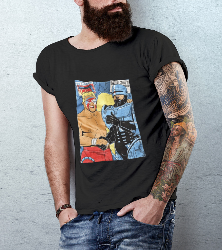 Ultimate Warrior TJ Lazer Robocop Capital Combat 90 T-Shirt