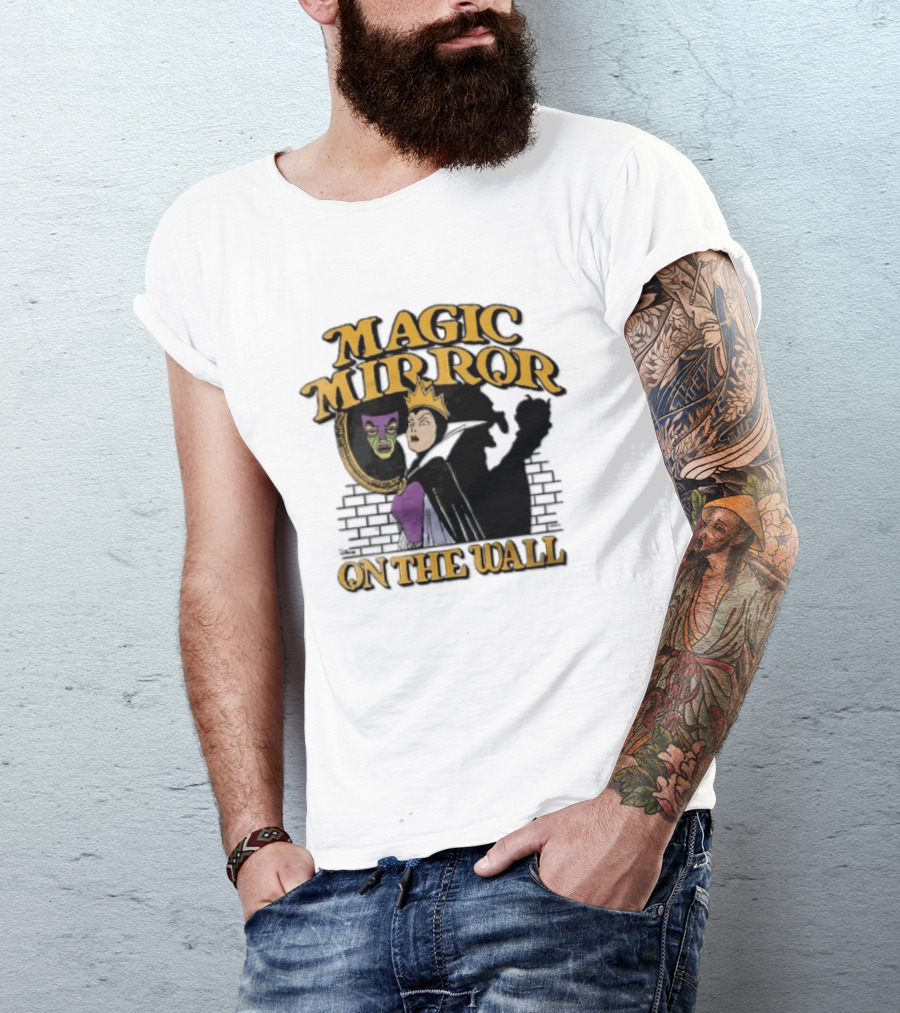 Magic Mirror On The Wall Evil Queen Old Hag Shadow T-Shirt