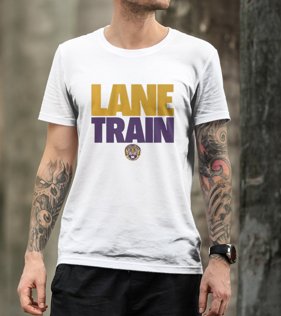 Lane Train LSU Tigers Football SEC Fan Gear T-Shirt
