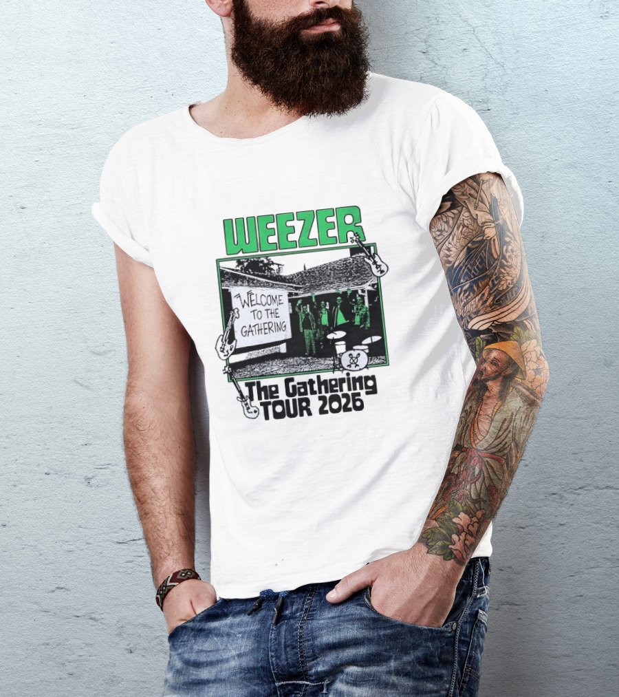Weezer Welcome To The Gathering Tour 2026 T-Shirt