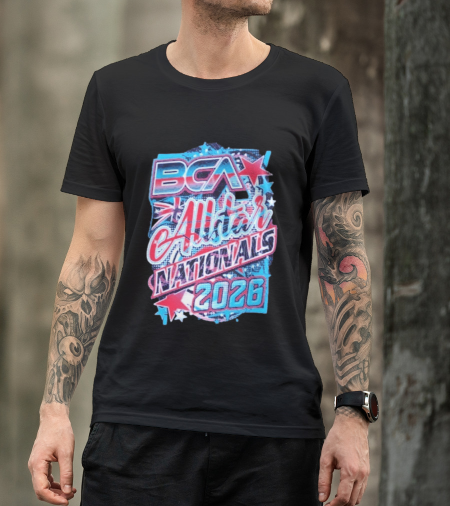 BCA Allstar Nationals 2026 Union Jack Stars T-Shirt