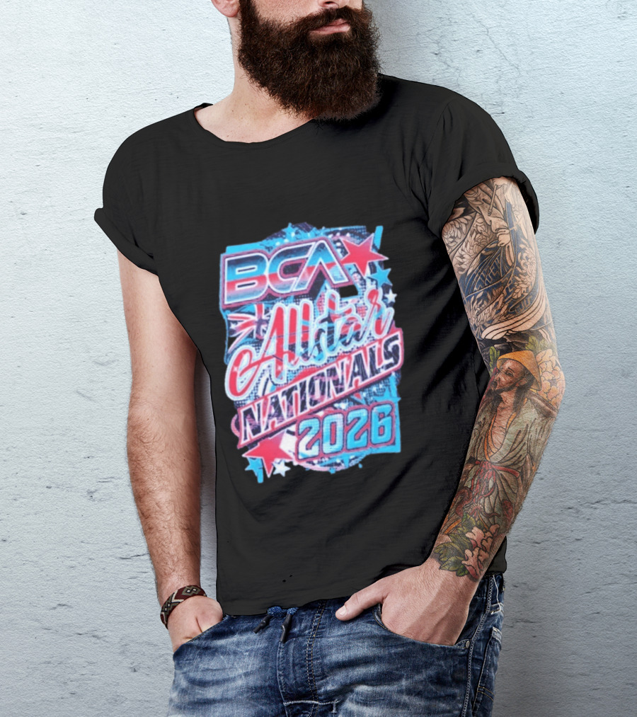 BCA Allstar Nationals 2026 Union Jack Stars T-Shirt