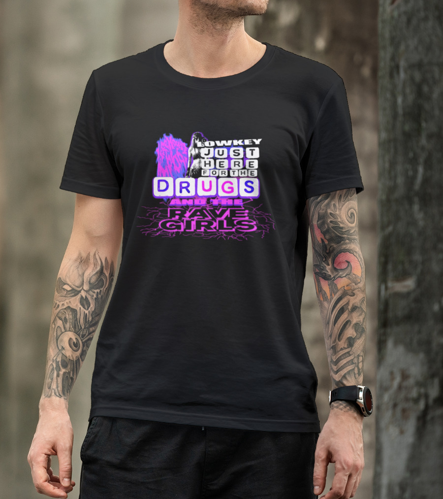 Lowkey Firehouse 666 Drugs Anti Life Rave Girls T-Shirt
